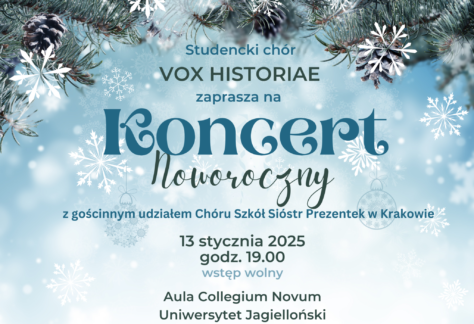 chór Instytutu Historii UJ Vox Historiae ma zaszczyt zaprosić na (Facebook Post)